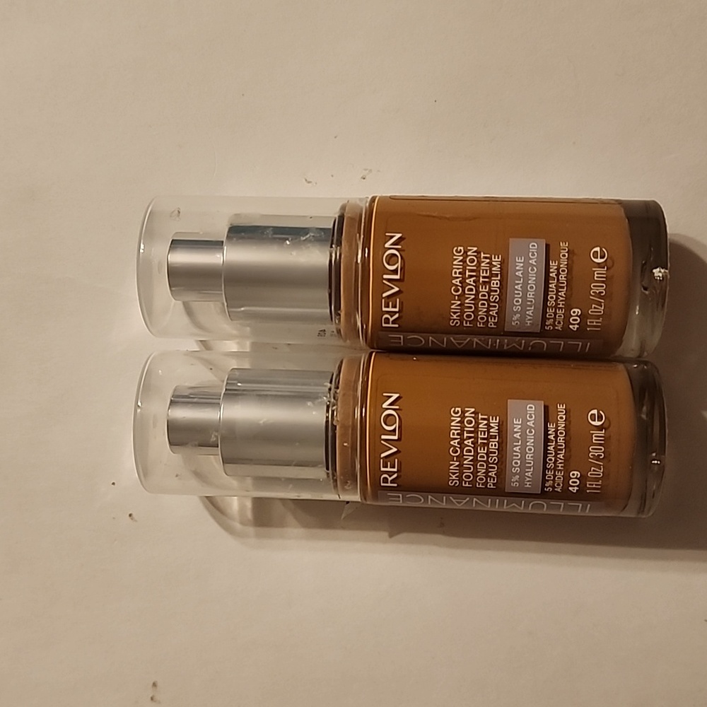 (Lot of 2) Revlon Illuminance Skin-Caring Foundation Brule 409